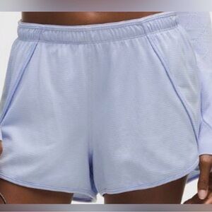 lululemon swiftly mid-rise short serene blue